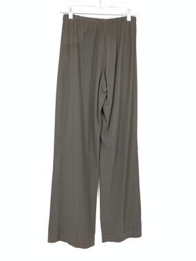 McPlanet Pull On Waist Wide Leg Casual Pants Womens Size 6 Brown Gray